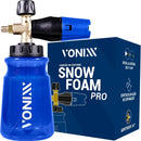 Canhão de espuma Snow Foam Pro 1 L Vonixx para limpeza de carros, motos e caminhões