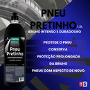 🖤 Blackie Vintex 1,5L – Brilho Intenso, Renovação e Proteção para Pneus